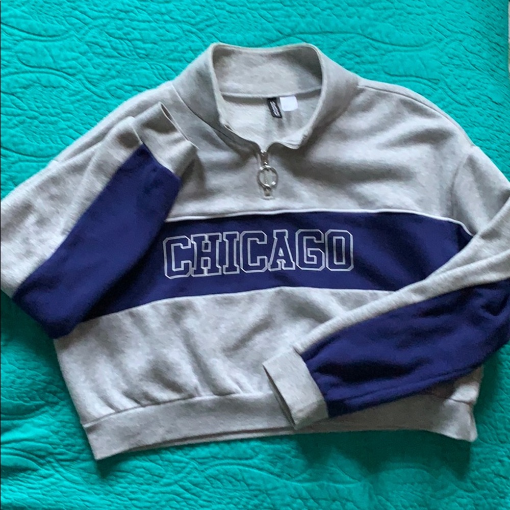 H&M Chicago Crop Sweatshirt